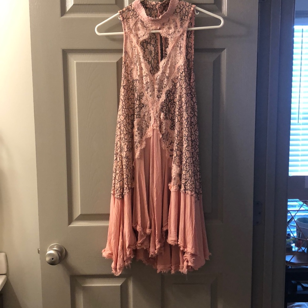 Free people lace tunic dress
